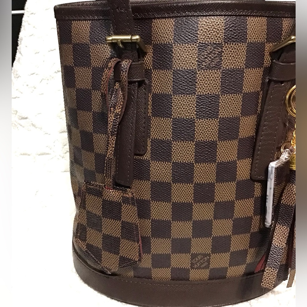 Louis Vuitton Damier Marais Bucket Shoulder  Bag - Picture 6 of 16